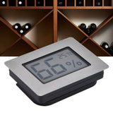 Embedded Design LCD Electronic Thermometer Hygrometer for Cigar Box Guitar Case Wine Cabinet