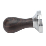 53mm Coffee Powder Tamper Stainless Steel Coffee Hammer with Wood Handle for Home Office - Top-Down View