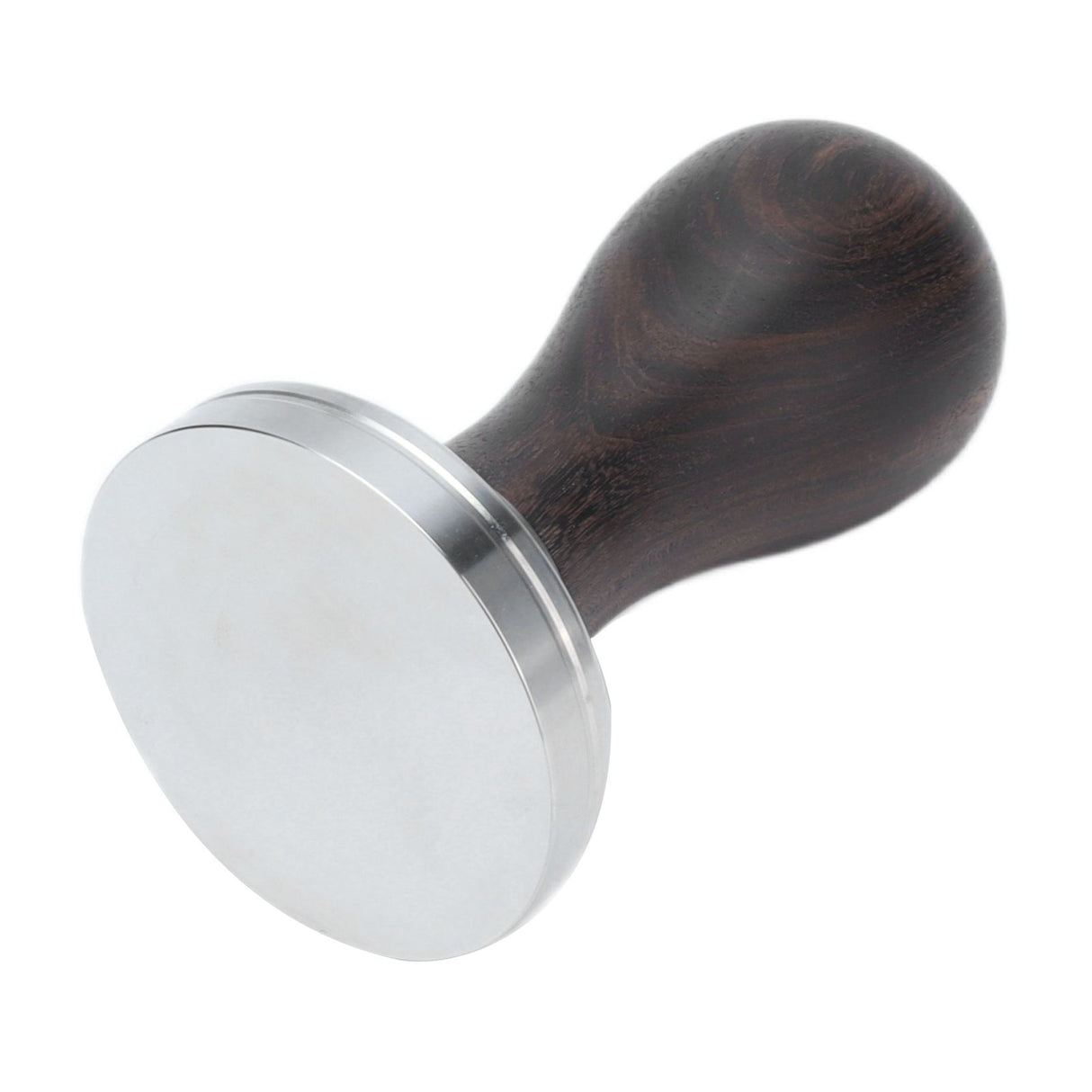 53mm Coffee Powder Tamper Stainless Steel Coffee Hammer with Wood Handle for Home Office