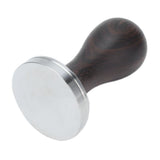 53mm Coffee Powder Tamper Stainless Steel Coffee Hammer with Wood Handle for Home Office - Rear View