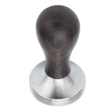 53mm Coffee Powder Tamper Stainless Steel Coffee Hammer with Wood Handle for Home Office