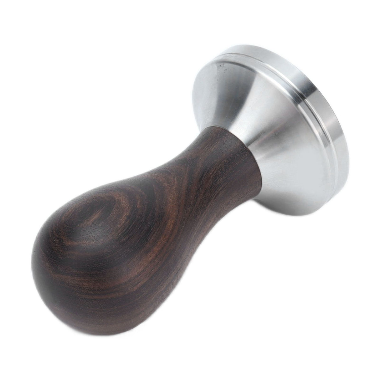 53mm Coffee Powder Tamper Stainless Steel Coffee Hammer with Wood Handle for Home Office
