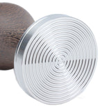53mm Stainless Steel Coffee Tamper Wooden Handle Coffee Powder Hammer Press Tool Accessory