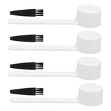 100Set Reusable 4g Coffee Measuring Spoon Brush Kit Coffee Making Accessory for Home Office Use - 45-Degree Angle
