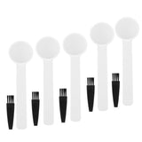 100Set Reusable 4g Coffee Measuring Spoon Brush Kit Coffee Making Accessory for Home Office Use