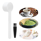 100Set Reusable 4g Coffee Measuring Spoon Brush Kit Coffee Making Accessory for Home Office Use - Extra Image
