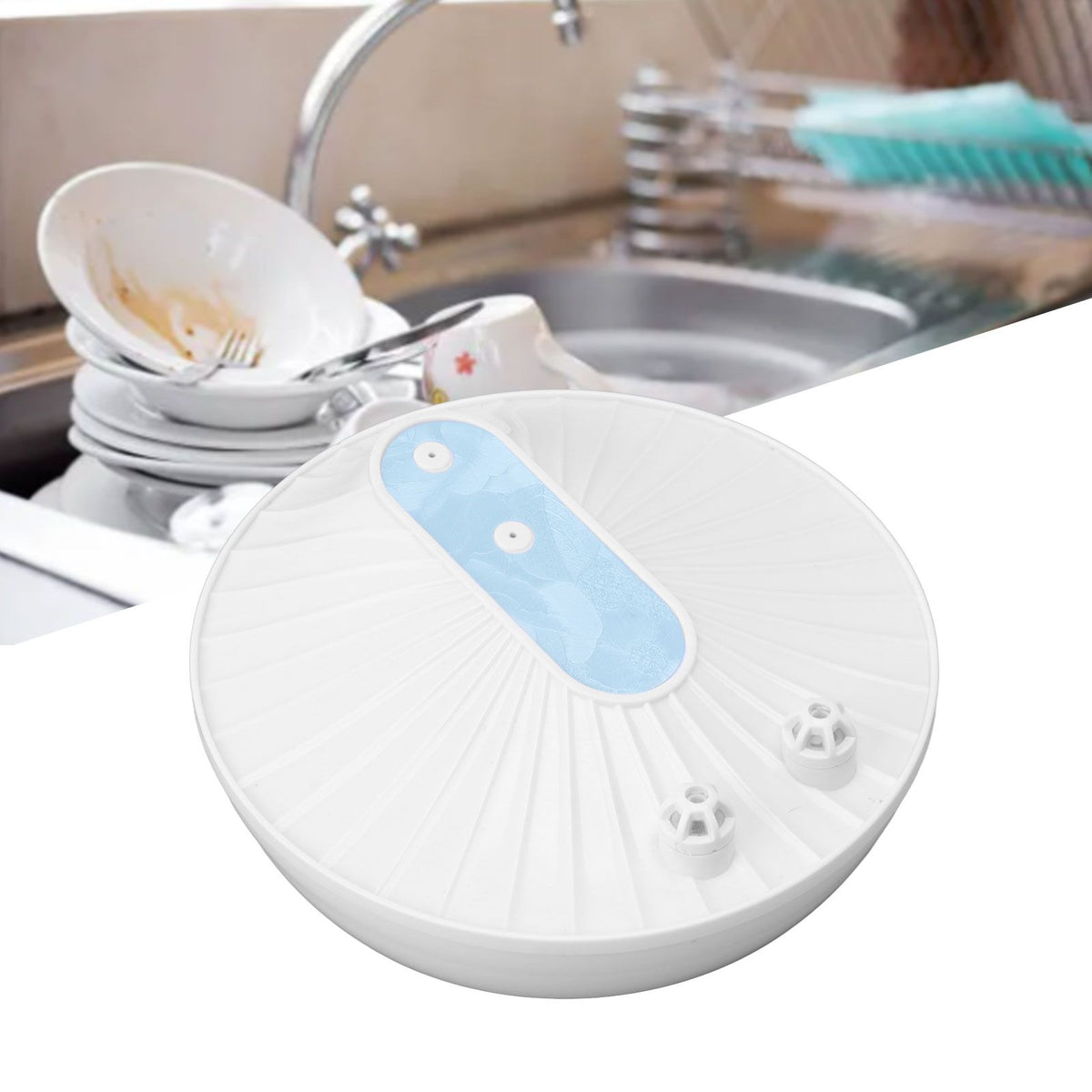 Mini Dishwasher USB Charging Ultrasound Bubble Fruit Vegetable Dish Washer for Household Built in Battery