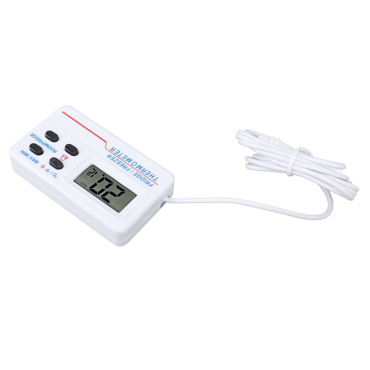 Digital Refrigerator Thermometer ‑50℃ to 70℃ ‑58℉ to 158℉ High Accuracy Digital Freezer Temperature Meter with Alarm Function