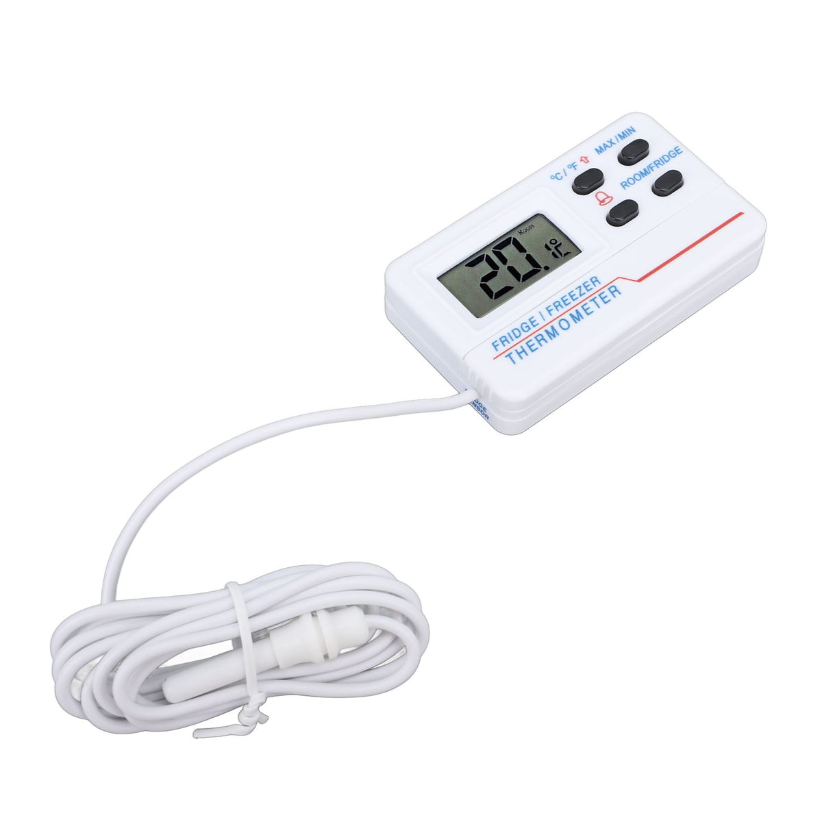 Digital Refrigerator Thermometer ‑50℃ to 70℃ ‑58℉ to 158℉ High Accuracy Digital Freezer Temperature Meter with Alarm Function