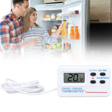 Digital Refrigerator Thermometer ‑50℃ to 70℃ ‑58℉ to 158℉ High Accuracy Digital Freezer Temperature Meter with Alarm Function