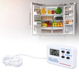 Digital Refrigerator Thermometer ‑50℃ to 70℃ ‑58℉ to 158℉ High Accuracy Digital Freezer Temperature Meter with Alarm Function