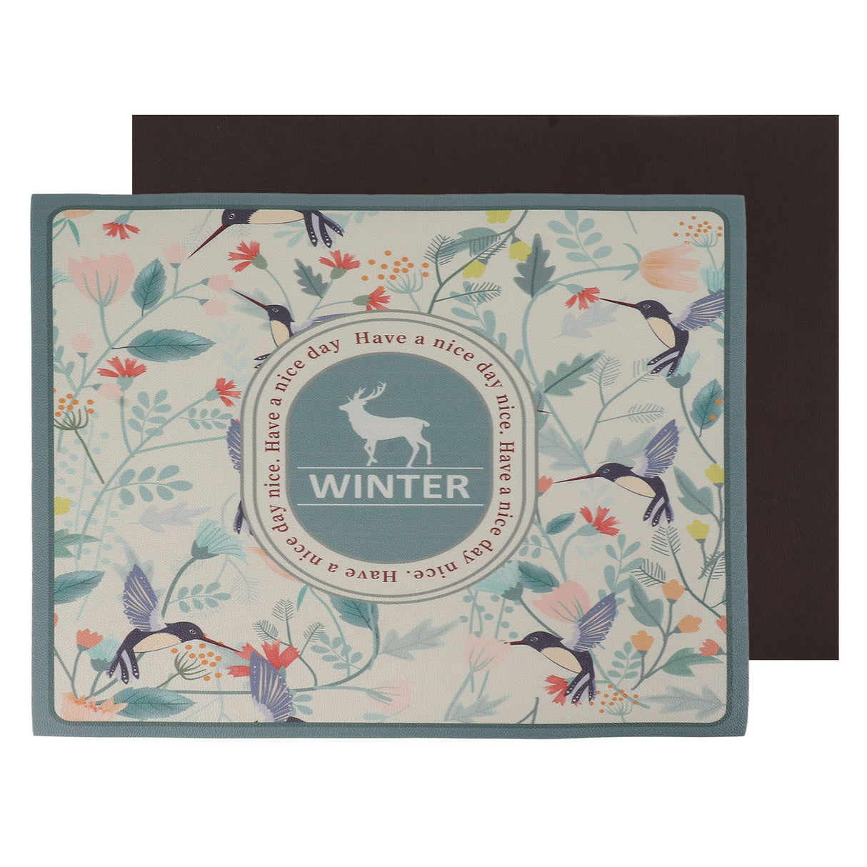 Coffee Maker Mat Absorbent Spill Proof Waterproof Scratch Resistance Coffee Table Mat for Countertops 40x50cm / 15.7x19.7in