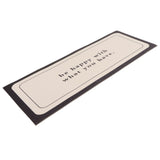 Coffee Mat Pu Leather Anti Slip Stain Resistant Waterproof Table Mat for Kitchen Countertop 30 ×120cm/11.8 X 47.2in