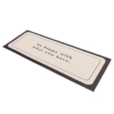 Coffee Mat Pu Leather Anti Slip Stain Resistant Waterproof Table Mat for Kitchen Countertop 30 ×120cm/11.8 X 47.2in - Top-Down View