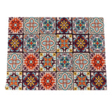 Coffee Bar Mat 3.5mm Thick Bright Colors Anti Slip Rubber Backed Waterproof Dish Drying Mat for Kitchen Dining Room 11.8in Wide and 15.7in Long