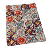 Coffee Bar Mat 3.5mm Thick Bright Colors Anti Slip Rubber Backed Waterproof Dish Drying Mat for Kitchen Dining Room 11.8in Wide and 15.7in Long - Side View