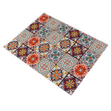 Coffee Bar Mat 3.5mm Thick Bright Colors Anti Slip Rubber Backed Waterproof Dish Drying Mat for Kitchen Dining Room 11.8in Wide and 15.7in Long - Low Angle