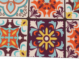 Coffee Bar Mat 3.5mm Thick Bright Colors Anti Slip Rubber Backed Waterproof Dish Drying Mat for Kitchen Dining Room 11.8in Wide and 15.7in Long