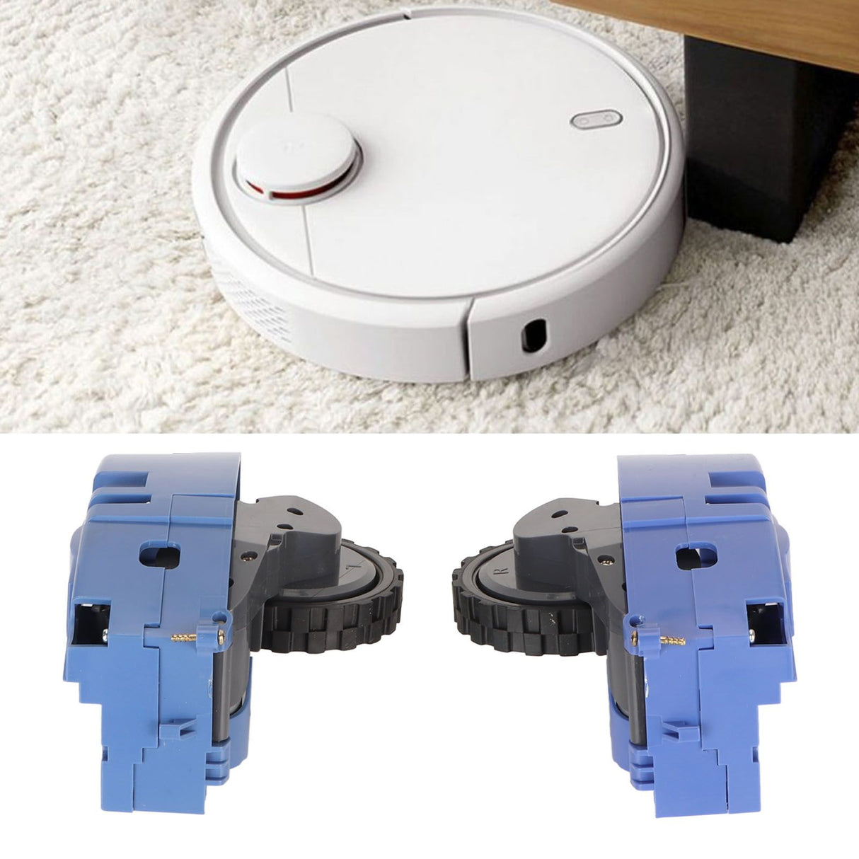 Right Left Drive Wheel Module Pair for Roomba 500 600 700 800 900 880 870 871 885 880 860 861 875 Series Vacuum Cleaner Blue