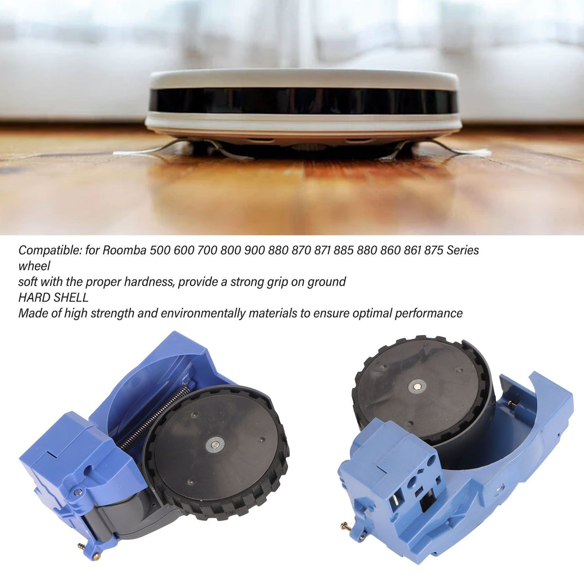 Right Left Drive Wheel Module Pair for Roomba 500 600 700 800 900 880 870 871 885 880 860 861 875 Series Vacuum Cleaner Blue