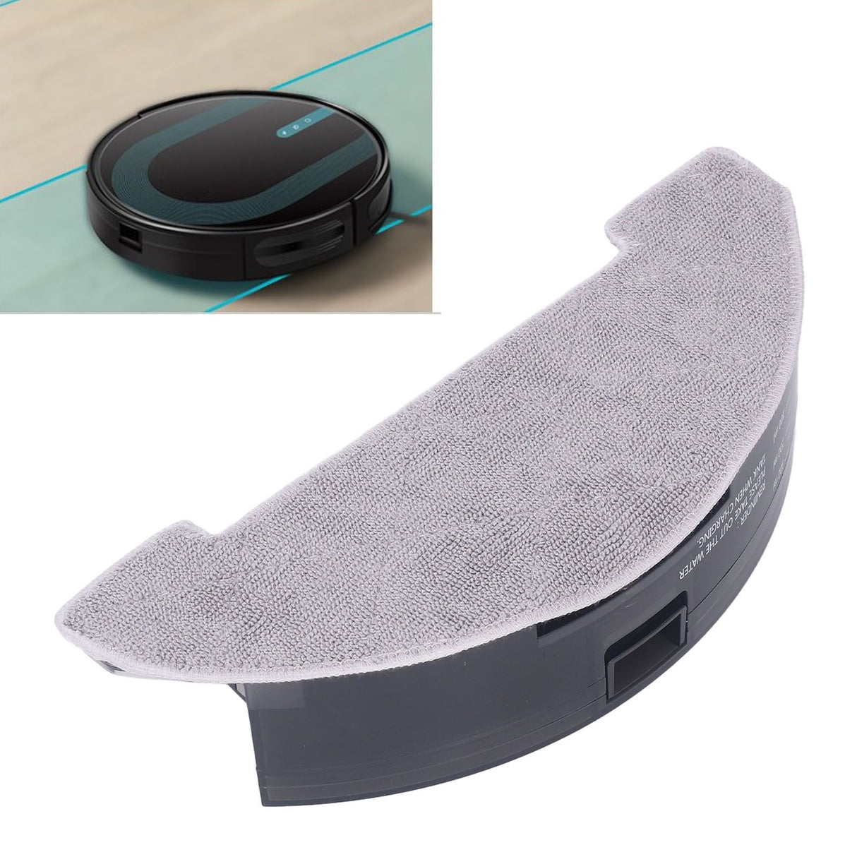 Robot Vacuum Water Tank Mop Cloth for Proscenic D5S 850T 850P Robot Vacuum Cleaner