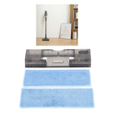 Vacuum Replacement Water Tank with 2 Mopping Pad Easy Install Vacuum Cleaner Parts for PROSCENIC P10 P11 - Extra Image