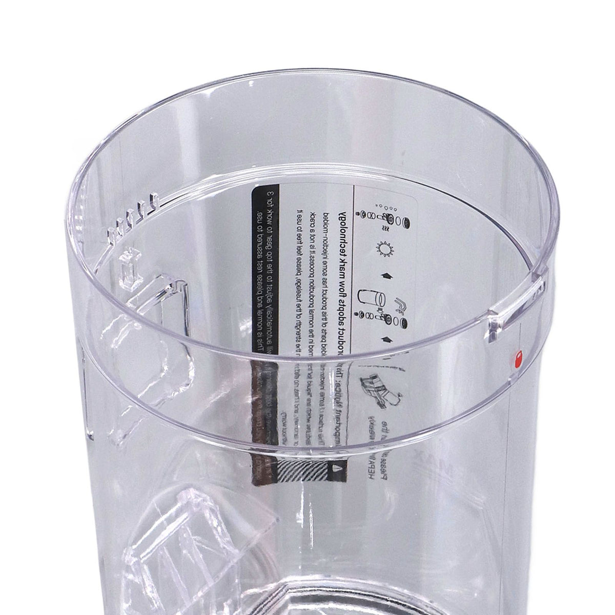 Vacuum Cleaner Dust Bucket ABS Handheld Cordless Vacuum Cleaner Dust Collection Cup Replacement for Proscenic P10 P11 P10PRO Accessories