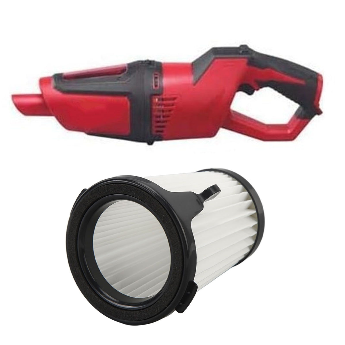 4PCS Vacuum Cleaner Filter Kit ABS 49 90 1950 Washable Reusable Filter Vacuum Cleaner Replacement Part for M12 0850 20