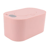 Wipe Warmer Wet Wipe Dispenser USB Powered Constant Temperature Large Capacity with Display Wipe Heater for Infants Pink