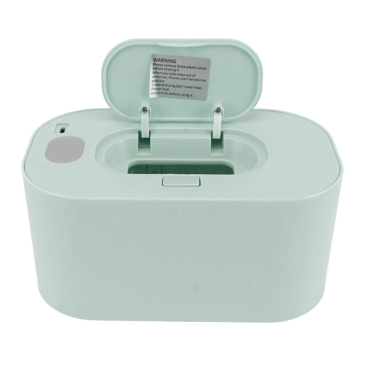 Wipe Warmer Wet Wipe Dispenser USB Powered Constant Temperature Large Capacity with Display Wipe Heater for Infants Green