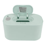 Wipe Warmer Wet Wipe Dispenser USB Powered Constant Temperature Large Capacity with Display Wipe Heater for Infants Green
