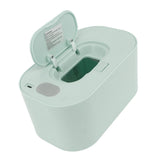 Wipe Warmer Wet Wipe Dispenser USB Powered Constant Temperature Large Capacity with Display Wipe Heater for Infants Green - Extra Image