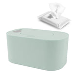 Wipe Warmer Wet Wipe Dispenser USB Powered Constant Temperature Large Capacity with Display Wipe Heater for Infants Green