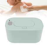 Wipe Warmer Wet Wipe Dispenser USB Powered Constant Temperature Large Capacity with Display Wipe Heater for Infants Green