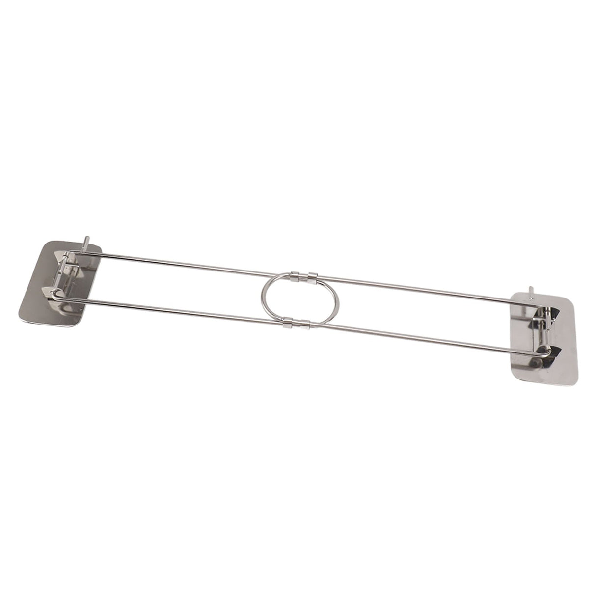 RV Corner Storage Bar Stainless Steel Adjustable Steel Rod with Hook for Securing
