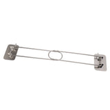 RV Corner Storage Bar Stainless Steel Adjustable Steel Rod with Hook for Securing