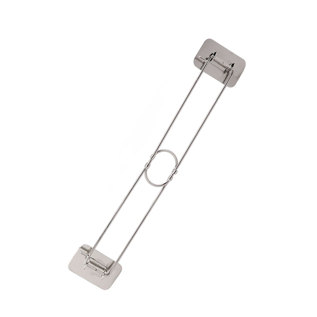 RV Corner Storage Bar Stainless Steel Adjustable Steel Rod with Hook for Securing