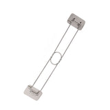 RV Corner Storage Bar Stainless Steel Adjustable Steel Rod with Hook for Securing