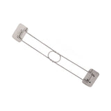 RV Corner Storage Bar Stainless Steel Adjustable Steel Rod with Hook for Securing