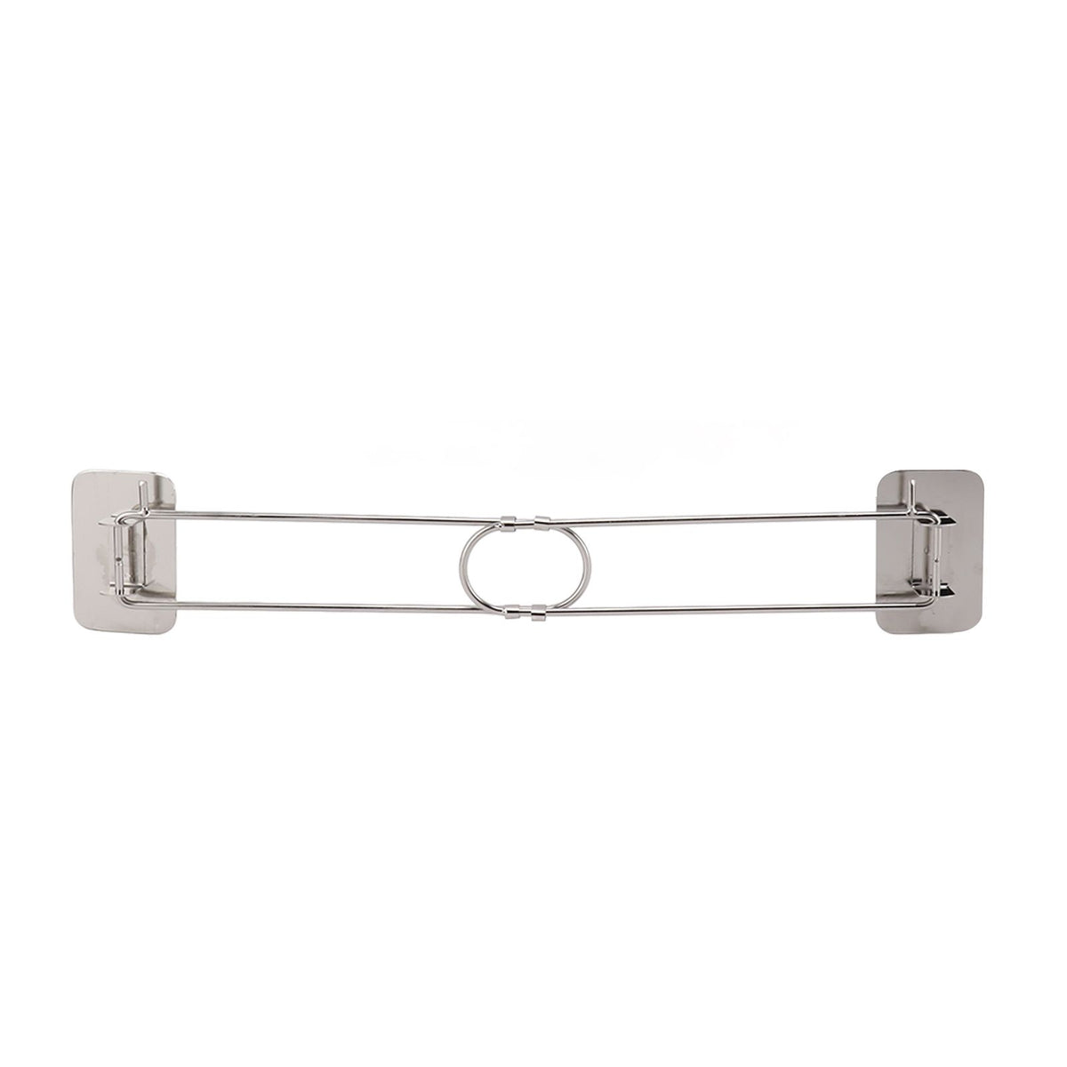 RV Corner Storage Bar Stainless Steel Adjustable Steel Rod with Hook for Securing