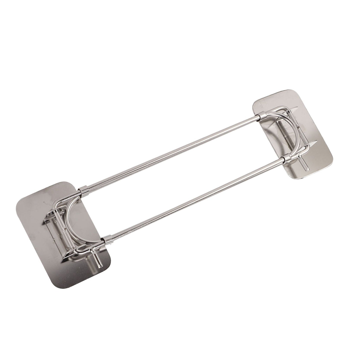 RV Corner Storage Bar Stainless Steel Adjustable Steel Rod with Hook for Securing