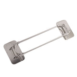 RV Corner Storage Bar Stainless Steel Adjustable Steel Rod with Hook for Securing - Extra Image
