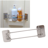RV Corner Storage Bar Stainless Steel Adjustable Steel Rod with Hook for Securing