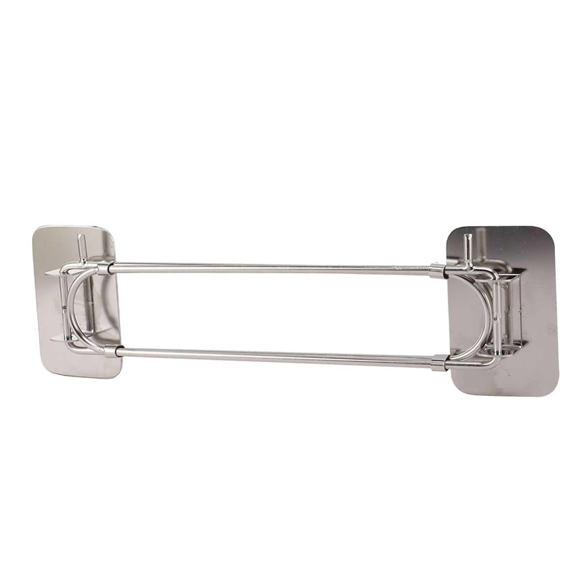 RV Corner Storage Bar Stainless Steel Adjustable Steel Rod with Hook for Securing