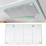 RV AC Ducted Grille with Filter Screen Air Conditioner Vent Cover Replacement for Dometic 3104928.019