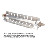 WR51X10055 Refrigerator Defrost Heater Replacements WR55X10025 Temperature Sensor WR50X10068 Defrost Thermostat Assembly - Extra Image