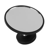 Coffee Maker Magnetic Mirror with 360° Rotating Base Aluminum Alloy Dual Ball Joints Coffee Flow Rate Observation Reflector Mirror Black - Front View