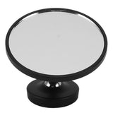 Coffee Maker Magnetic Mirror with 360° Rotating Base Aluminum Alloy Dual Ball Joints Coffee Flow Rate Observation Reflector Mirror Black - Top-Down View