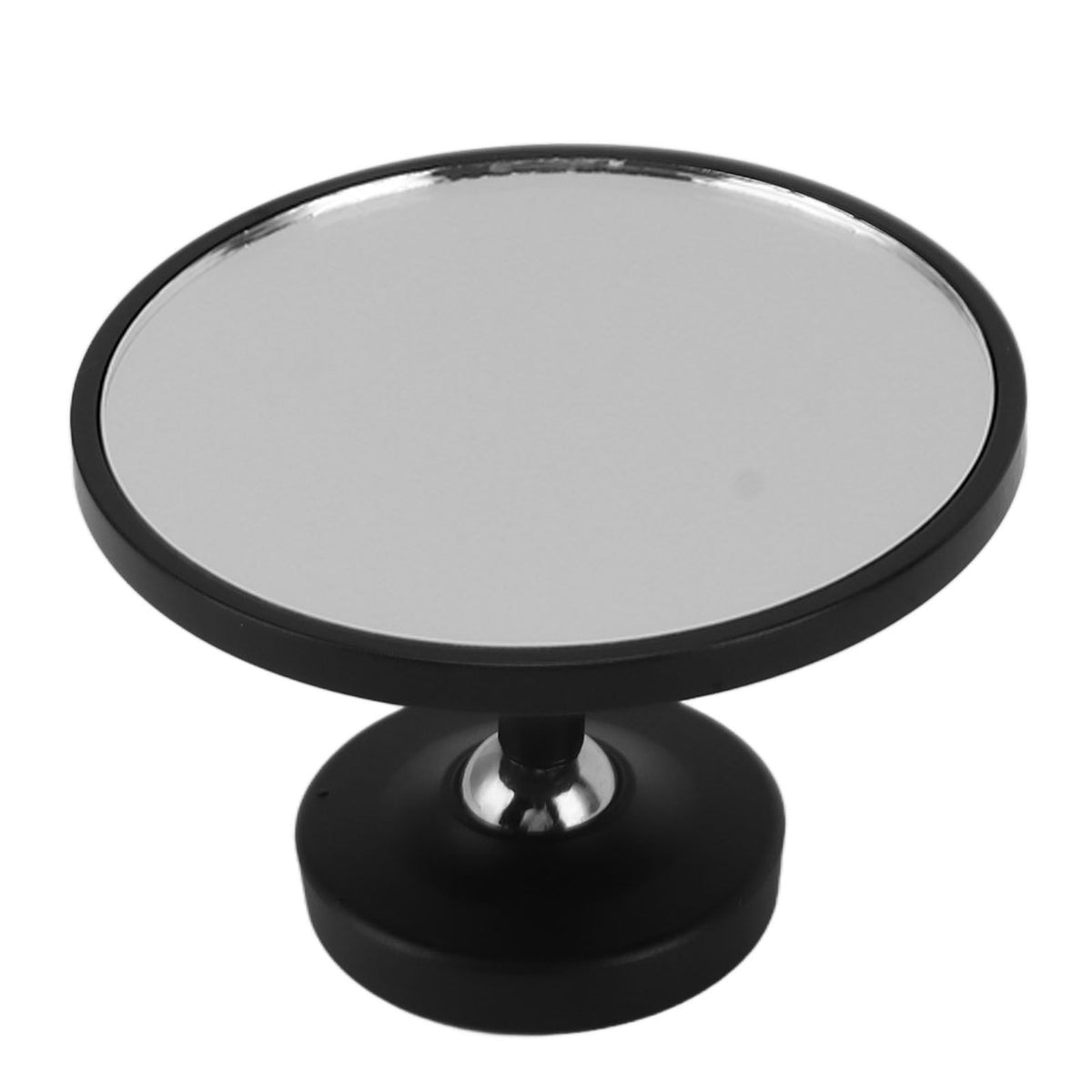 Coffee Maker Magnetic Mirror with 360° Rotating Base Aluminum Alloy Dual Ball Joints Coffee Flow Rate Observation Reflector Mirror Black