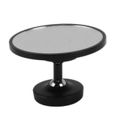 Coffee Maker Magnetic Mirror with 360° Rotating Base Aluminum Alloy Dual Ball Joints Coffee Flow Rate Observation Reflector Mirror Black - Close-Up Angle